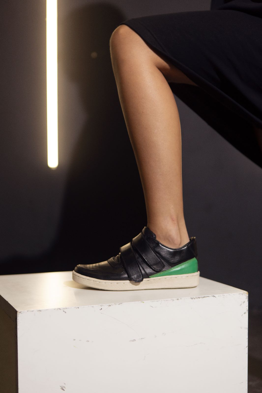 Sneaker Wild Negro y Verde