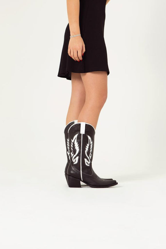 Botas blancas texanas hot sale